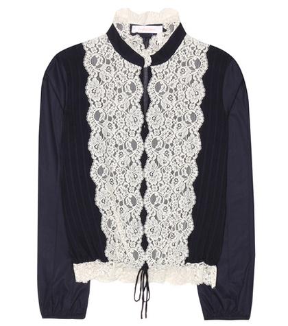 Beth Richards Lace-panelled Blouse