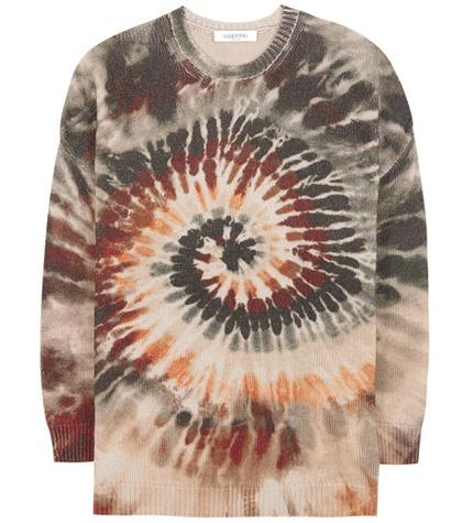 Valentino Printed Cashmere Sweater