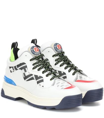 Rochas T-rex Leather Sneakers