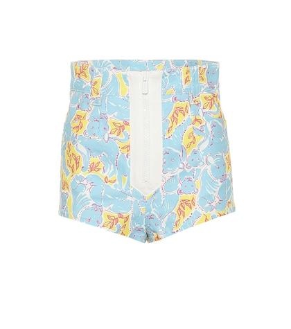 Bottega Veneta Printed Stretch Cotton Shorts