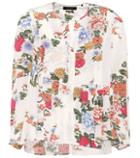 Isabel Marant Ivia Floral-printed Silk Top