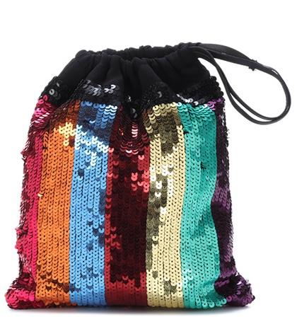 Alexander Mcqueen Sequin-embellished Pouch