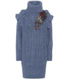 Miu Miu Crystal-embellished Sweater Dress