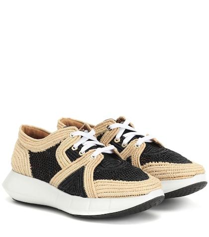 Clergerie Aero Raffia Sneakers