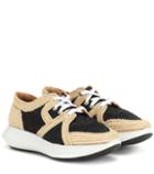 Clergerie Aero Raffia Sneakers