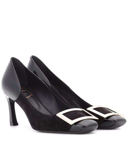 Stella Mccartney Belle Vivier Trompette Leather Pumps