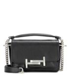 Jimmy Choo Double T Mini Leather Shoulder Bag