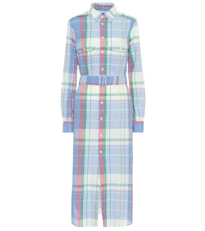 Gucci Checked Cotton Shirt Dress