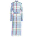 Gucci Checked Cotton Shirt Dress