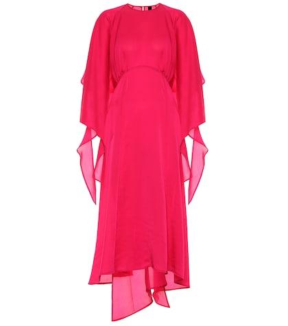 Petar Petrov Duran Asymmetric Silk-blend Dress