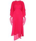 Petar Petrov Duran Asymmetric Silk-blend Dress