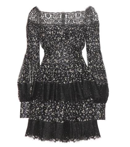 Alexander Mcqueen Off-the-shoulder Silk Dress