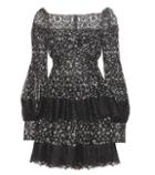 Alexander Mcqueen Off-the-shoulder Silk Dress