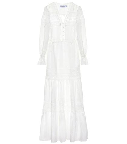 Self-portrait 3d Plumetis Maxi Dress
