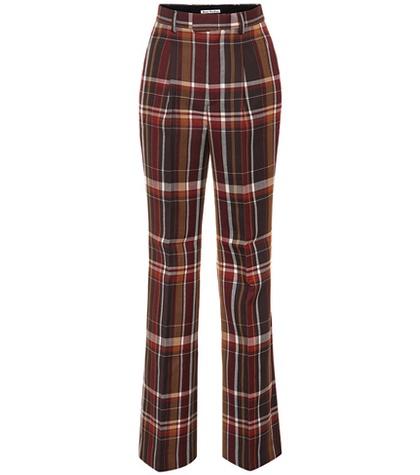 Acne Studios High-rise Wool Flared Pants