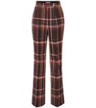 Acne Studios High-rise Wool Flared Pants
