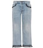 Marc Jacobs Pompom-trimmed Jeans