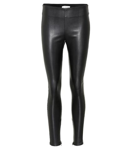 Prada Berdine Faux Leather Leggings