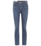 Melissa Odabash Luna Cropped High-rise Skinny Jeans