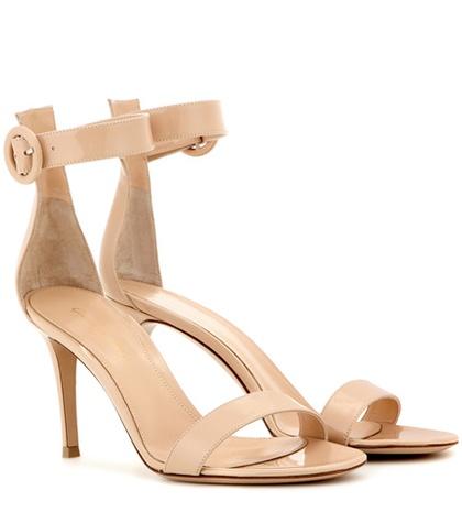 Gianvito Rossi Portofino Patent Leather Sandals