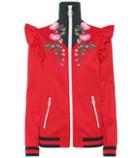 Gucci Cotton-blend Bomber Jacket With Appliqué