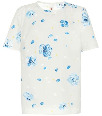 Marni Floral Cotton T-shirt