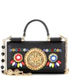 Dolce & Gabbana Embellished Leather Shoulder Bag