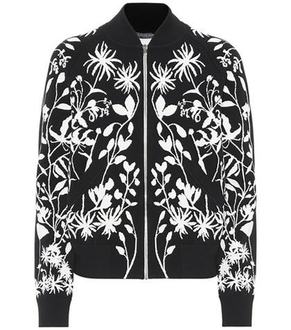 Alexander Mcqueen Jacquard Bomber Jacket