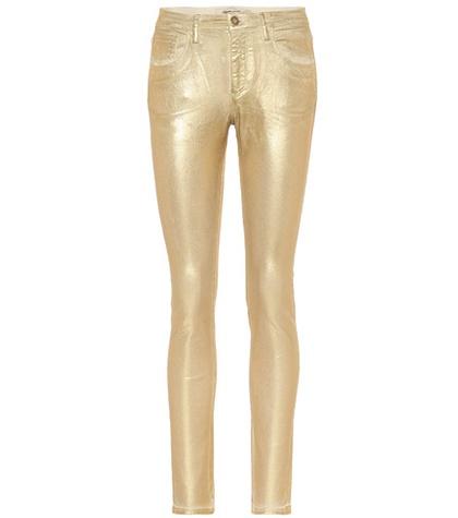 Roberto Cavalli Coated Skinny Jeans