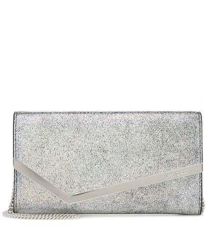 Jimmy Choo Emmie Leather Clutch