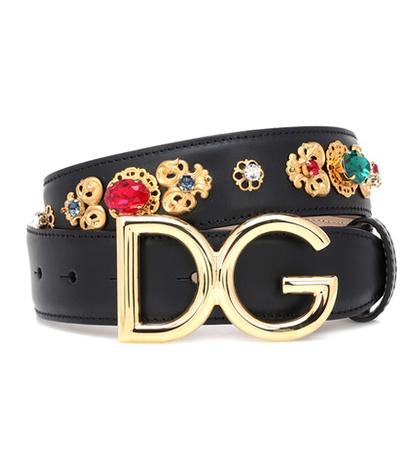 See By Chlo Embellished Leather Belt