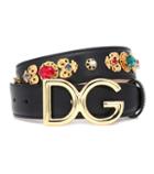 See By Chlo Embellished Leather Belt