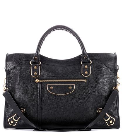 Fendi Classic Metallic Edge City Leather Tote