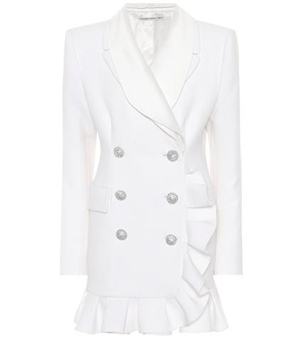 Alessandra Rich Wool-crêpe Jacket