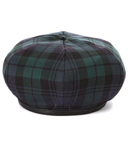 Miu Miu Plaid Wool Beret