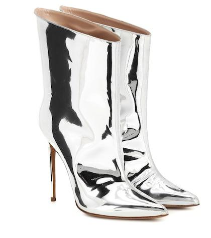 Alexandre Vauthier Alex Low Metallic Ankle Boots