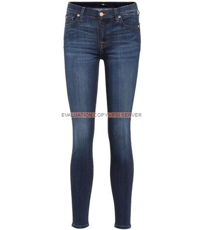 7 For All Mankind Aubrey High-rise Skinny Jeans