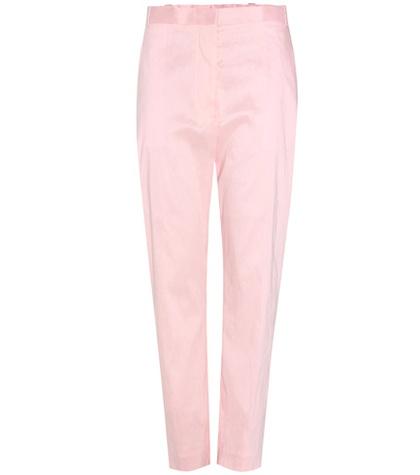 Haider Ackermann Linen-blend High-rise Trousers
