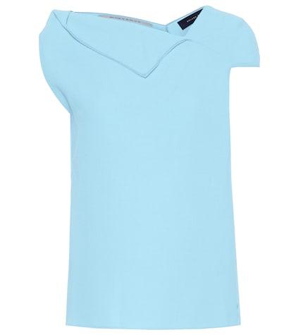 Roland Mouret Raywell Wool Crêpe Top