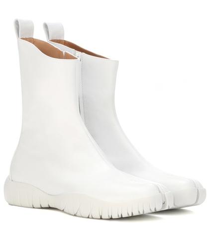 Heidi Klein Tabi Leather Ankle Boots