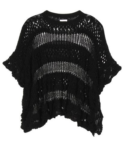 Dolce & Gabbana Knitted Cotton Poncho