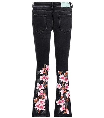 Reebok Diag Cherry Flared Jeans
