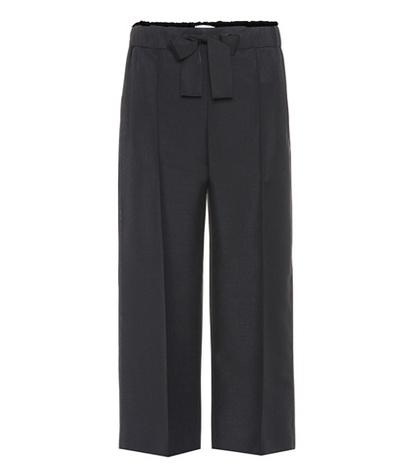 Fendi Mohair And Wool Blend Culottes