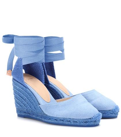 Castaer Carina Canvas Wedge Espadrilles