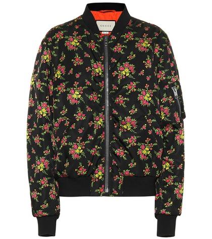 Gucci Floral-printed Bomber Jacket
