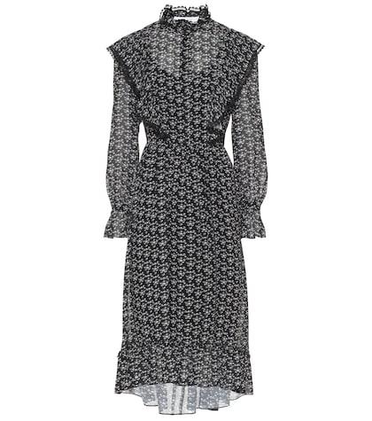 See By Chlo Printed Crêpe Midi Dress