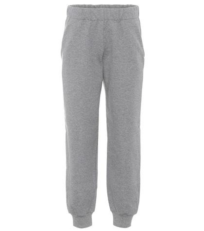 The Row Linzia Cotton Trackpants