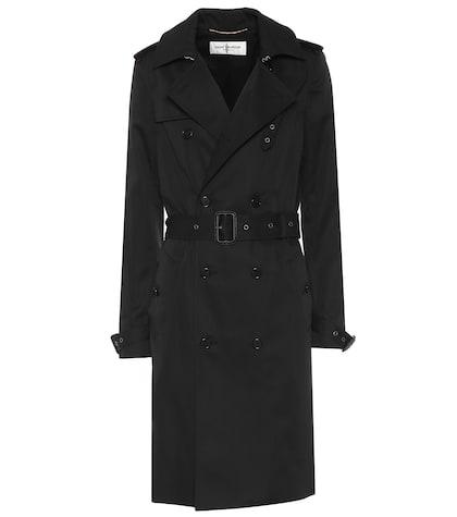 Saint Laurent Cotton-blend Trench Coat