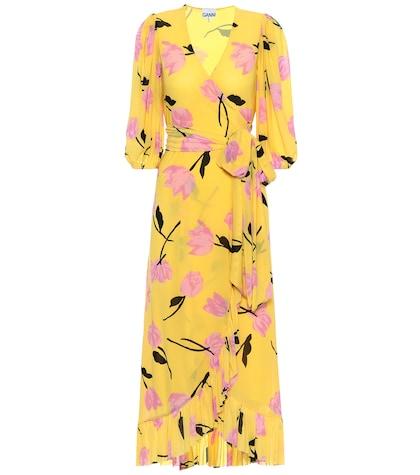 Ganni Exclusive To Mytheresa – Floral Wrap Dress
