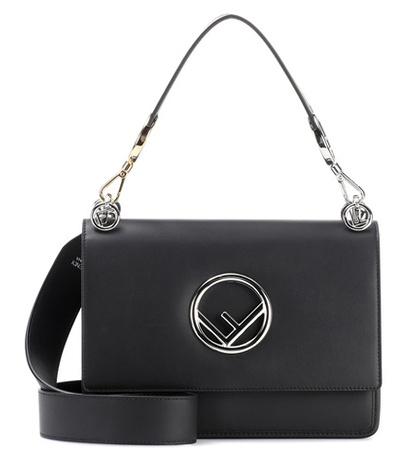 Fendi Century Leather Shoulder Bag